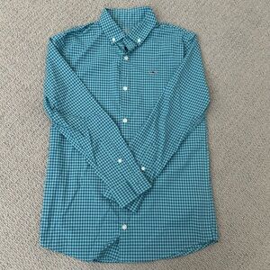 Boys Vineyard Vines Performance Button Down Shirt, Size M/12-14